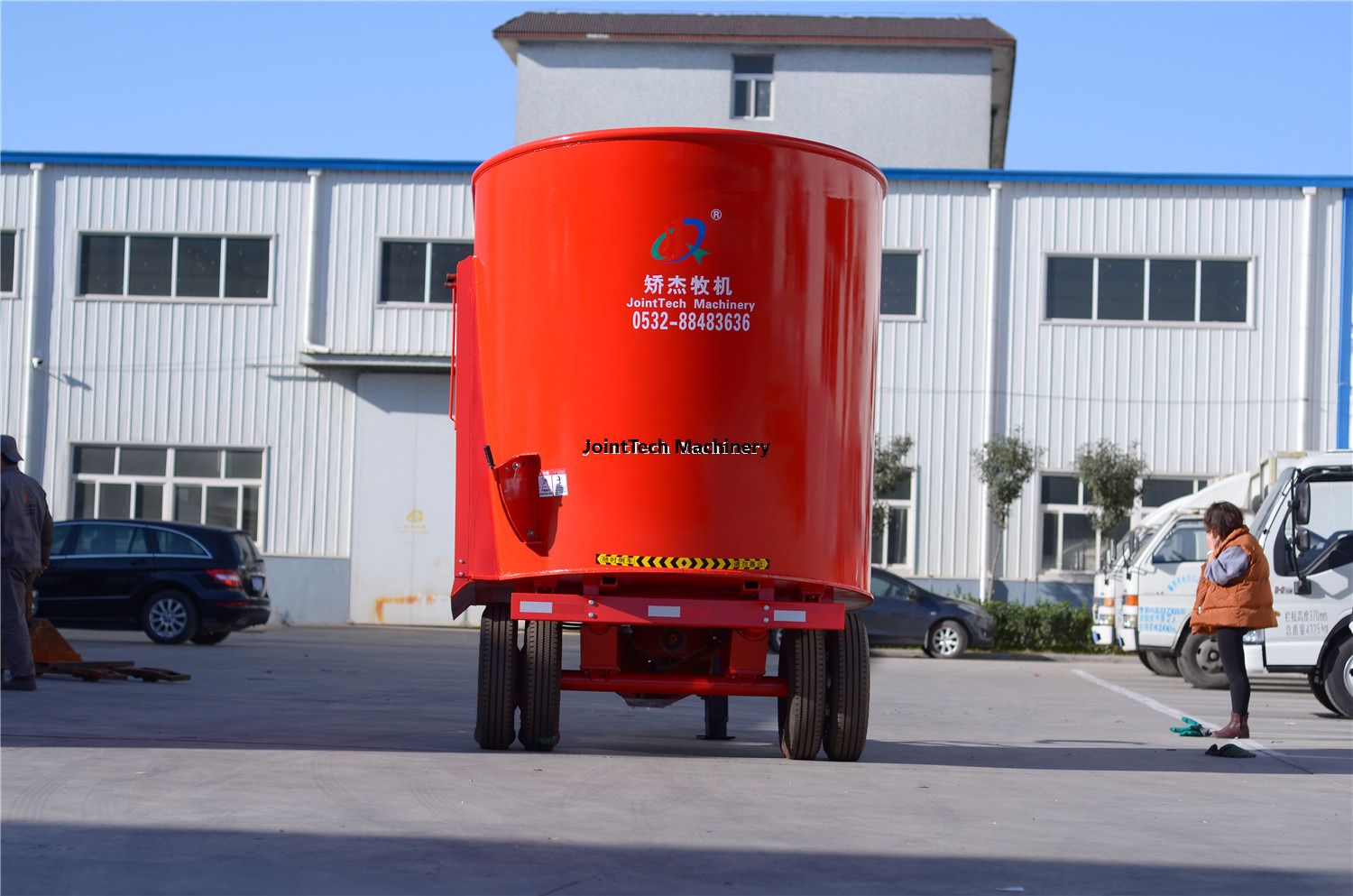 Tractor Trailed TMR Mixer 9 cubic metre