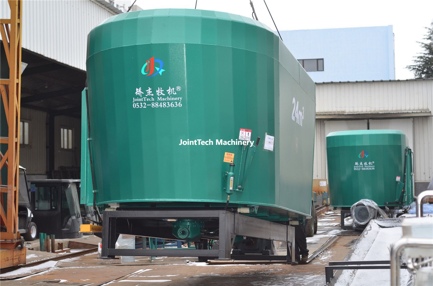 Double Augers Vertical Stationary TMR Mixer 