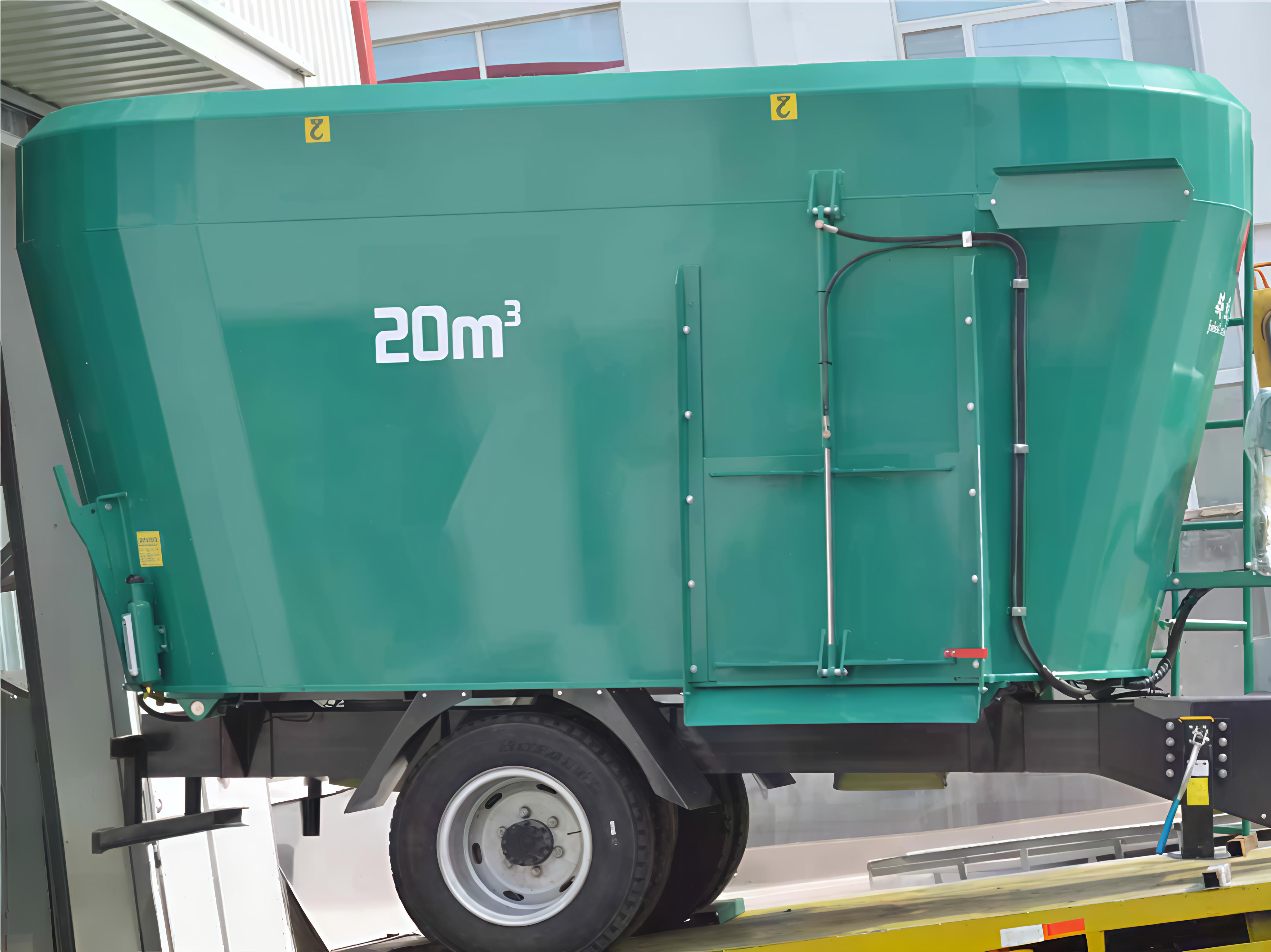 18-20m³ Tractor Trailed Double Augers TMR Mixer