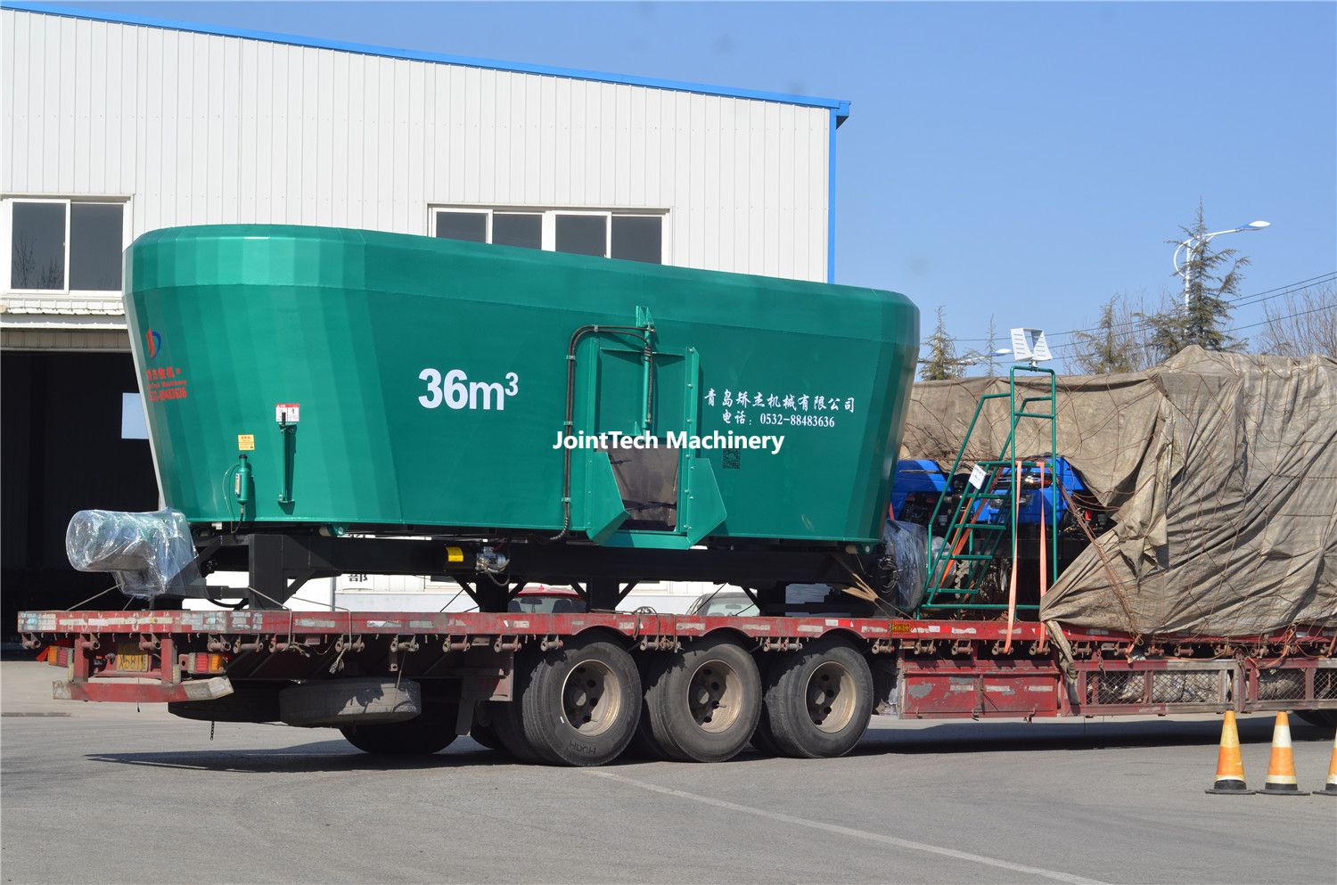 Triple Augers Vertical Stationary TMR Mixer 