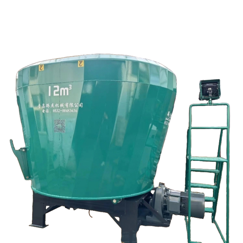 10-12 CBM Single Auger Stationary TMR Mixer
