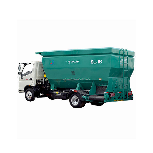 16 cubic meter 5 Tons 4 wheels tmr feed spreader cattle feeder wagon