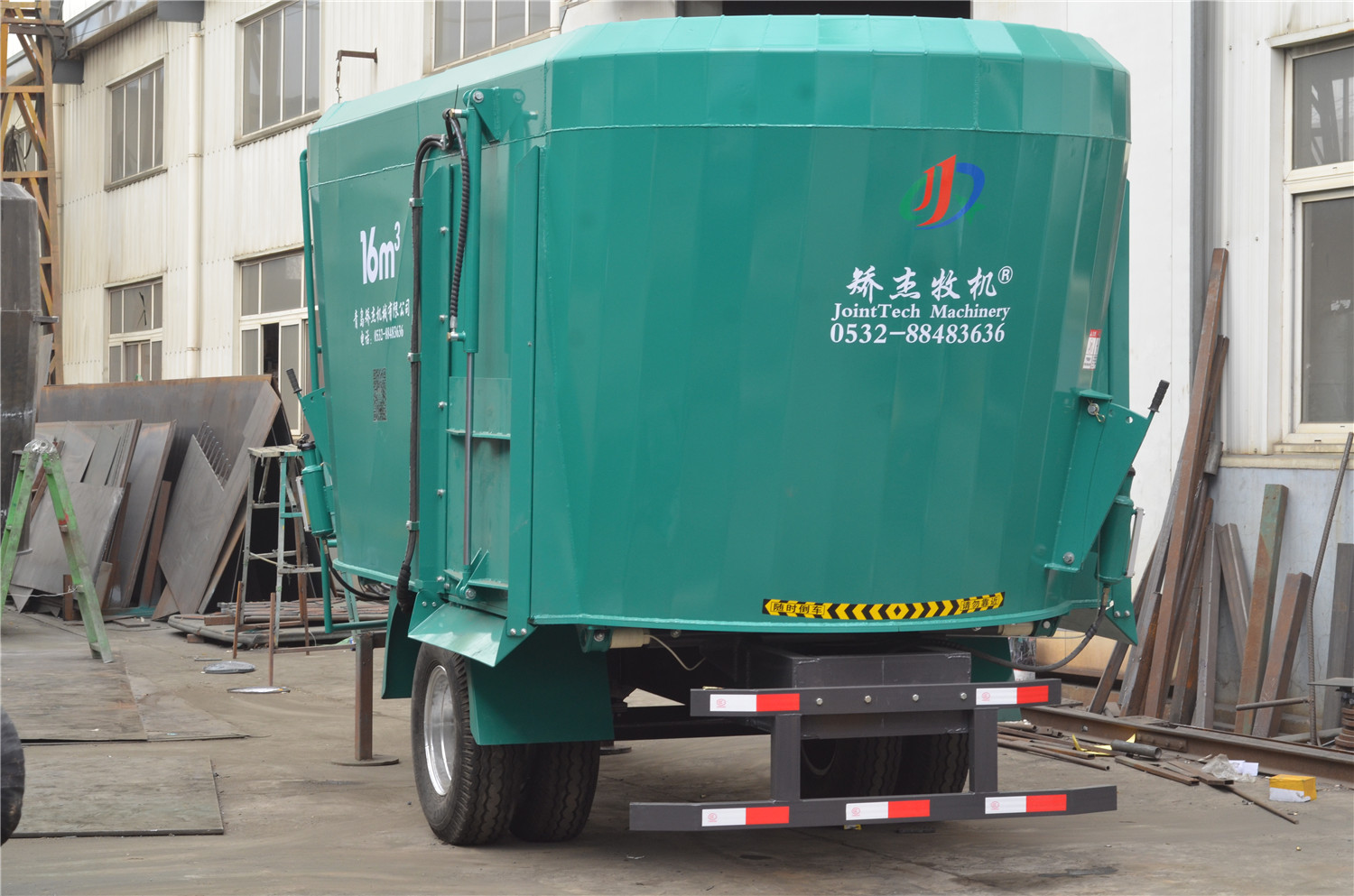 14-16m³ Tractor Trailed Double Augers TMR Mixer