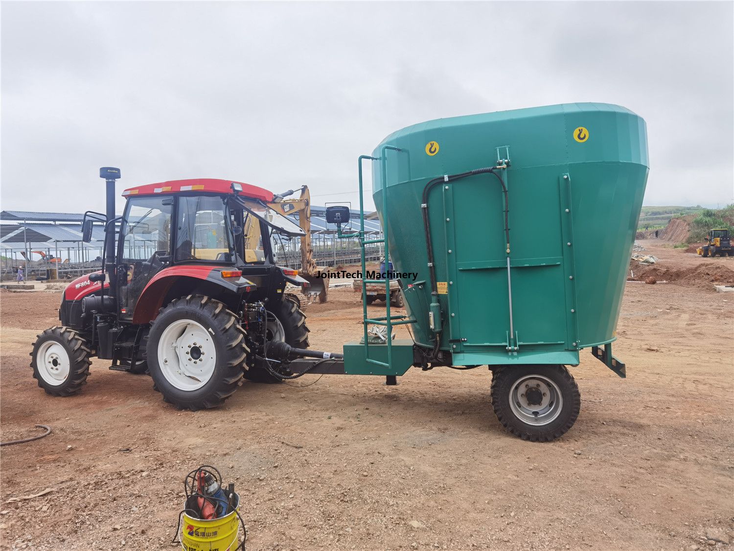 Tractor Trailed TMR Mixer 10 cubic metre