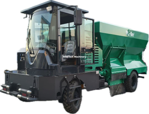 9m³ cow dung wood shavings rice husk bedding spreader for the cow pen