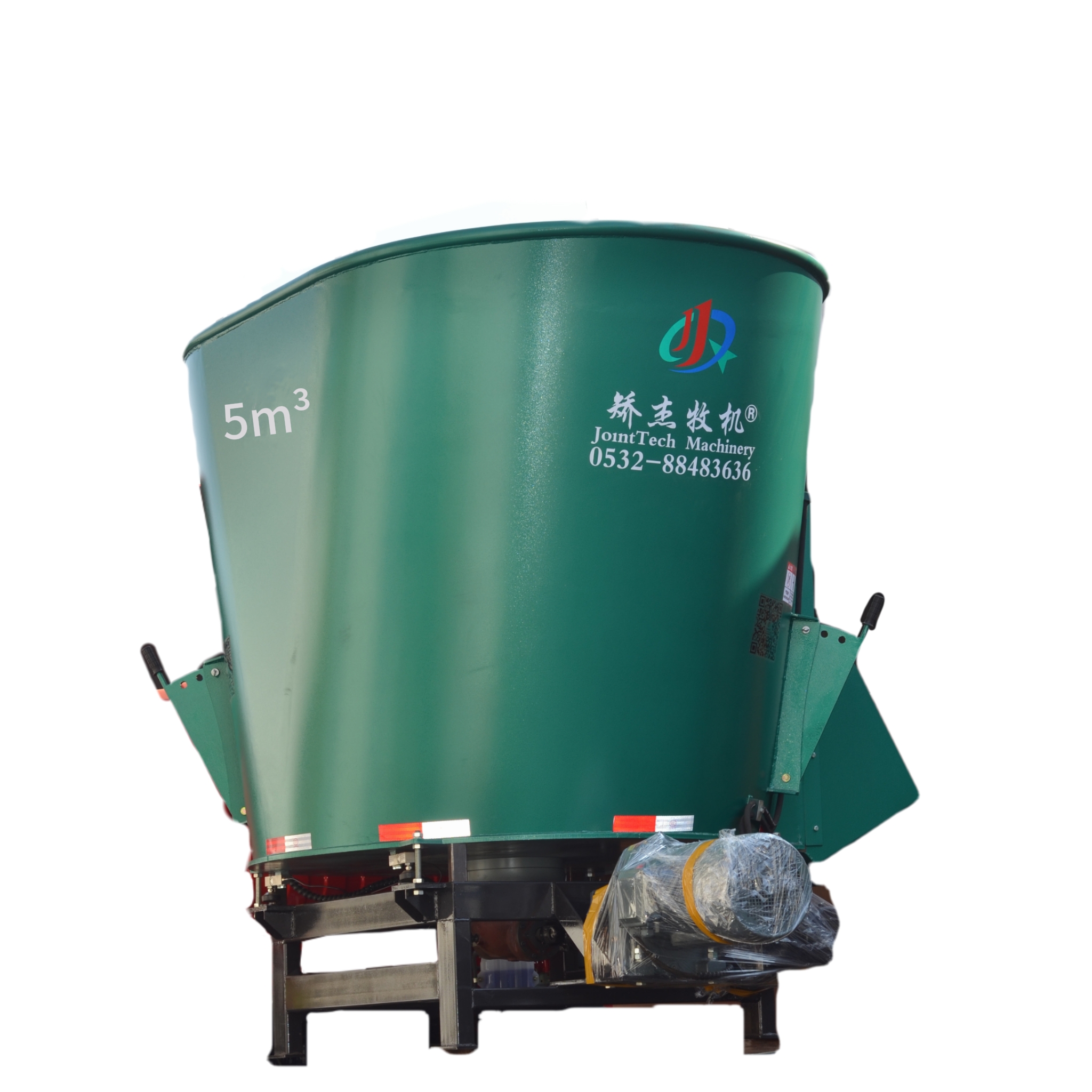 3-5 CBM Single Auger Stationary TMR Mixer