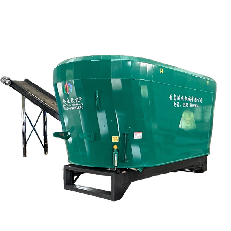 26-28 CBM Double Vertical Auger Stationary TMR Mixer