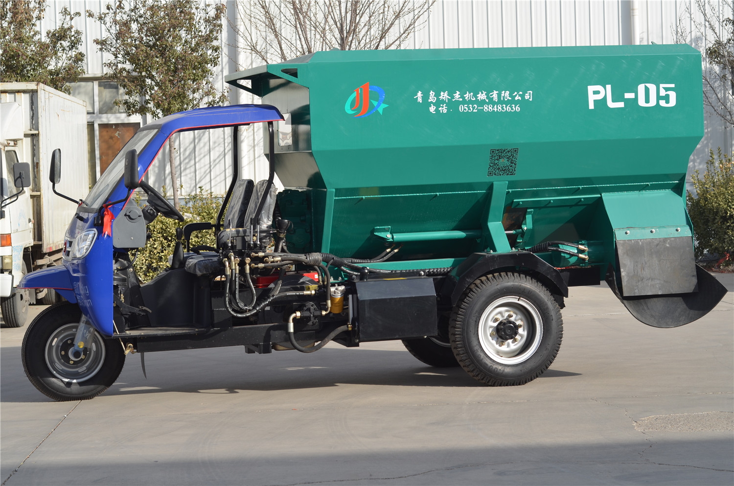 5m&sup3; Cow Bedding Spreader 