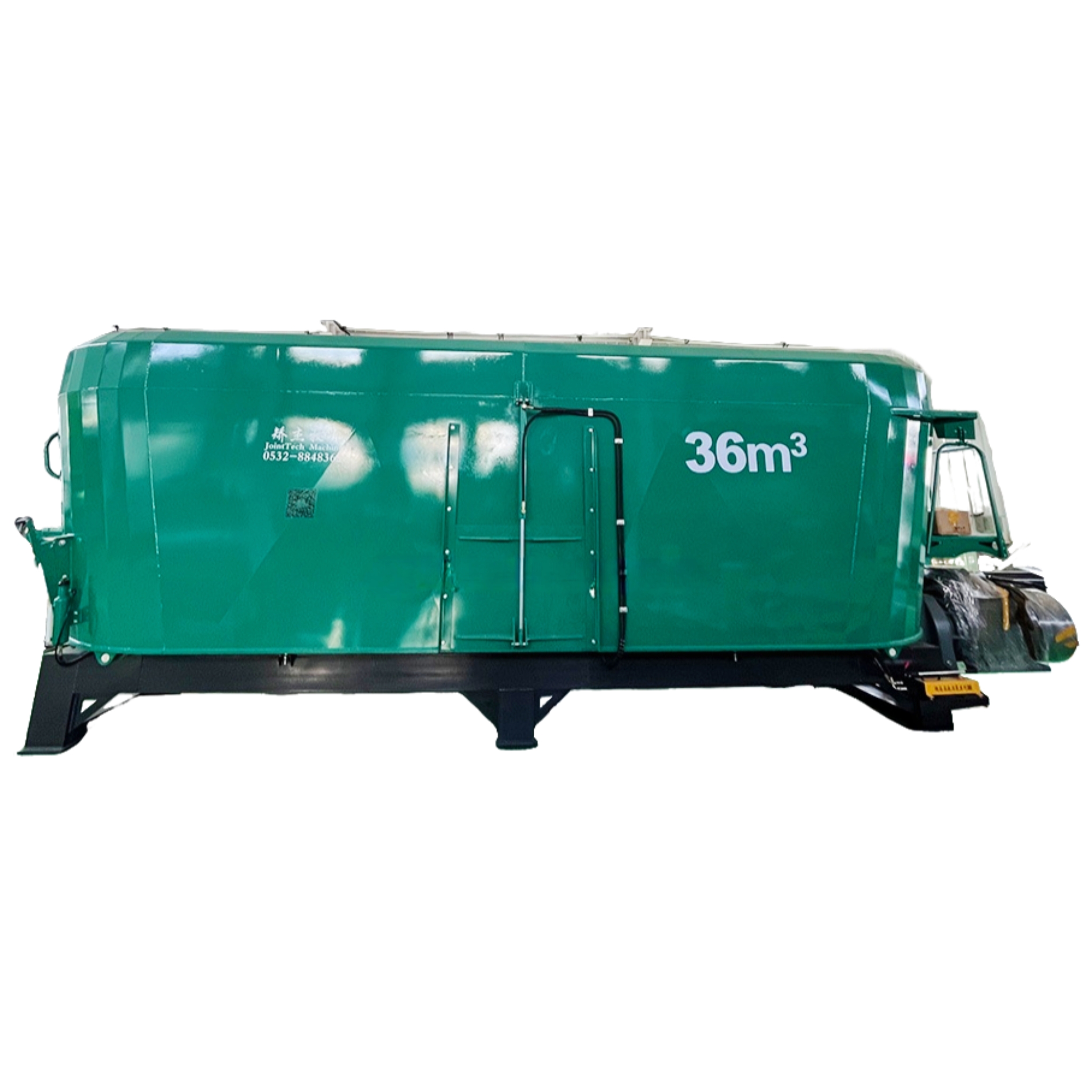 36 CBM Triple Vertical Augers Stationary TMR Mixer