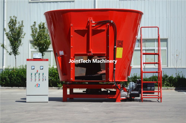 8-9 CBM Single Auger Stationary TMR Mixer