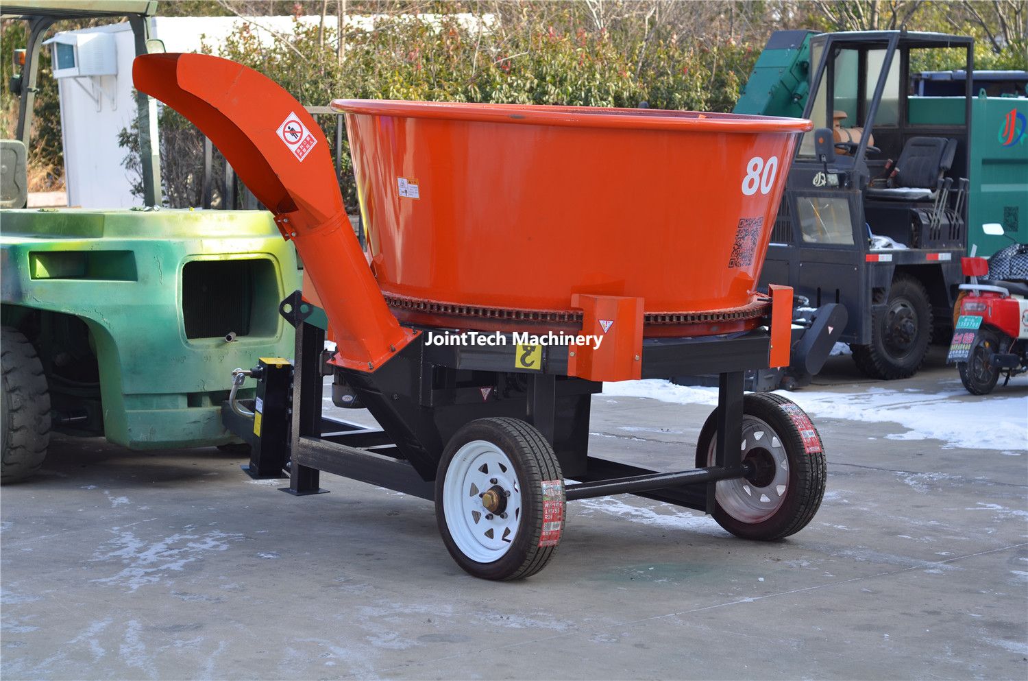New Tractor Hay Long Grass Straw Bales Trailed Cattle Feed Processing Machine Straw Chopper for Dairy Farm