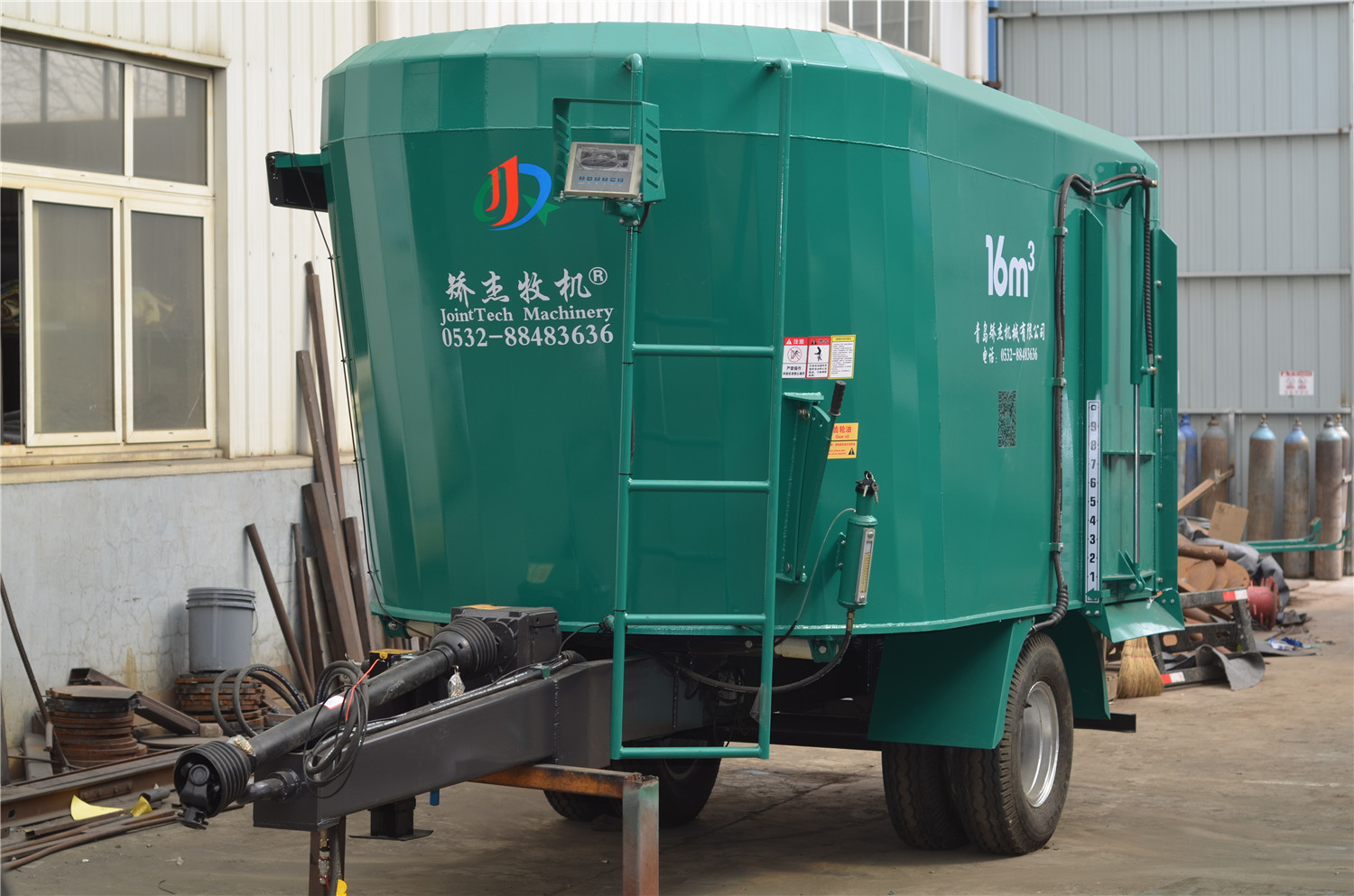 14-16m³ Tractor Trailed Double Augers TMR Mixer