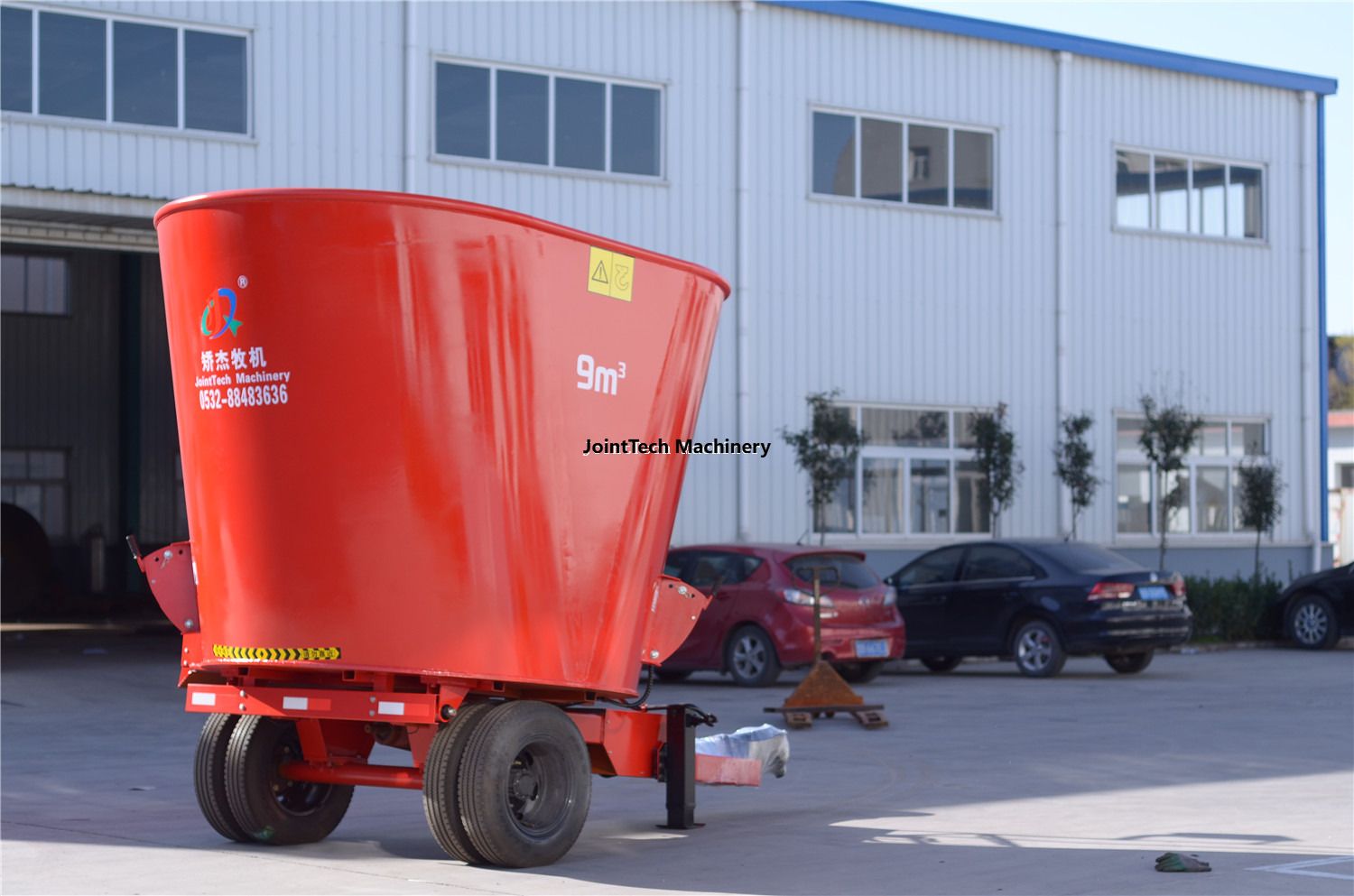 Tractor Trailed TMR Mixer 9 cubic metre