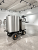 200L Electric Ride On Calf Milk Feeding Cart For Dairy Farm