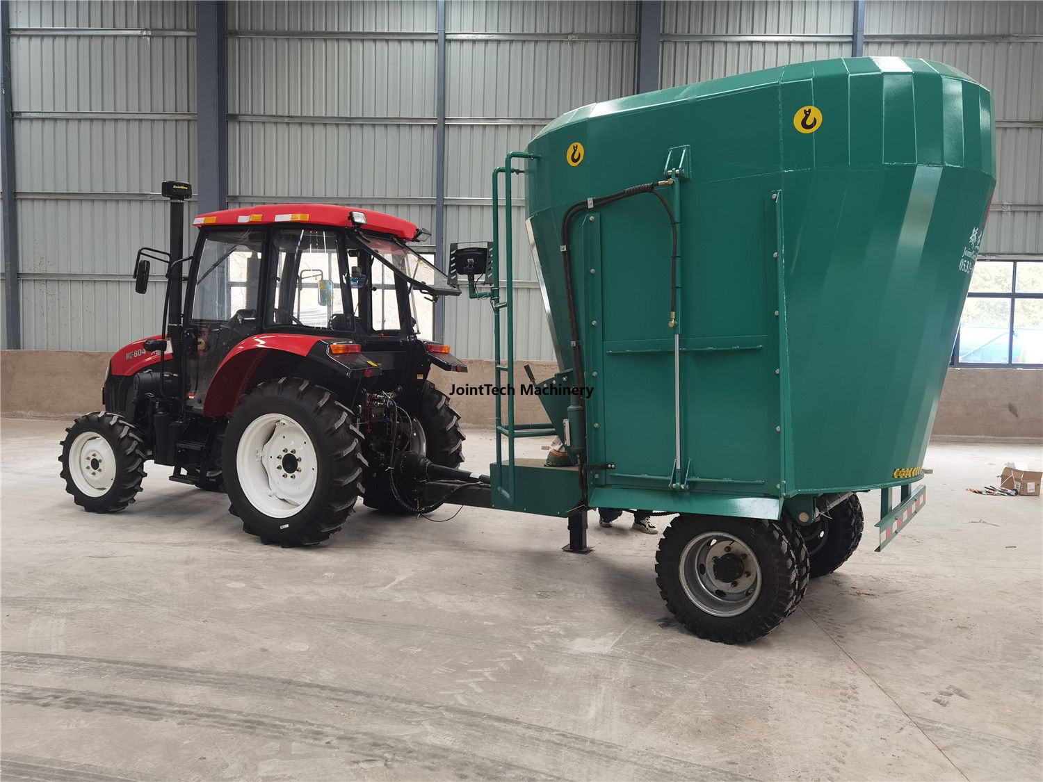 Feed Mixer Wagon processing raw materials