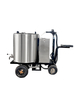 200L Electric Ride On Calf Milk Feeding Cart For Dairy Farm