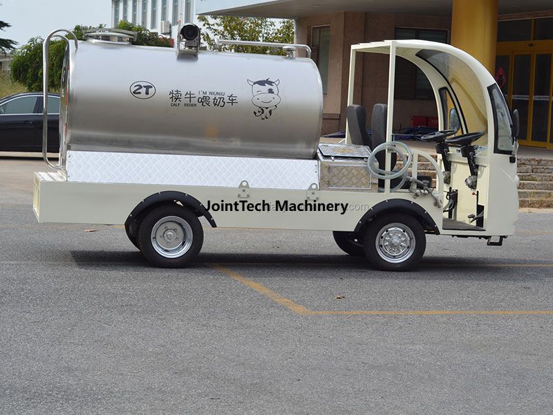 Modern dairy farm equipment prioritizing operator safety